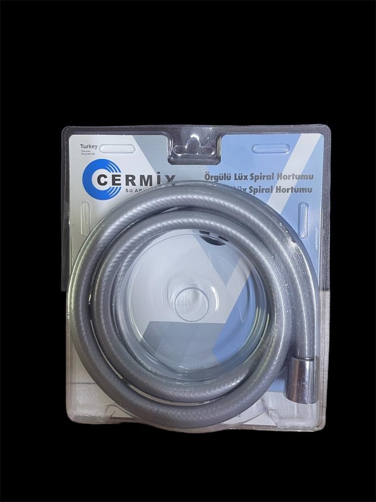 CERMİX PVC  GRİ DUŞ HORTUM  1,5 MT.  (BLİSTER)